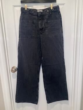 We The Free People Palmer Cuffed Jeans  Black size 30